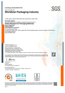 BRC Certificate